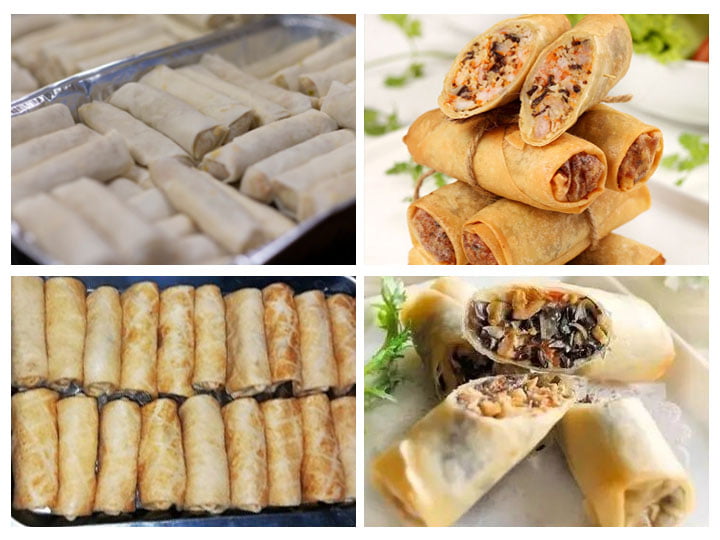 Finished products of lumpia