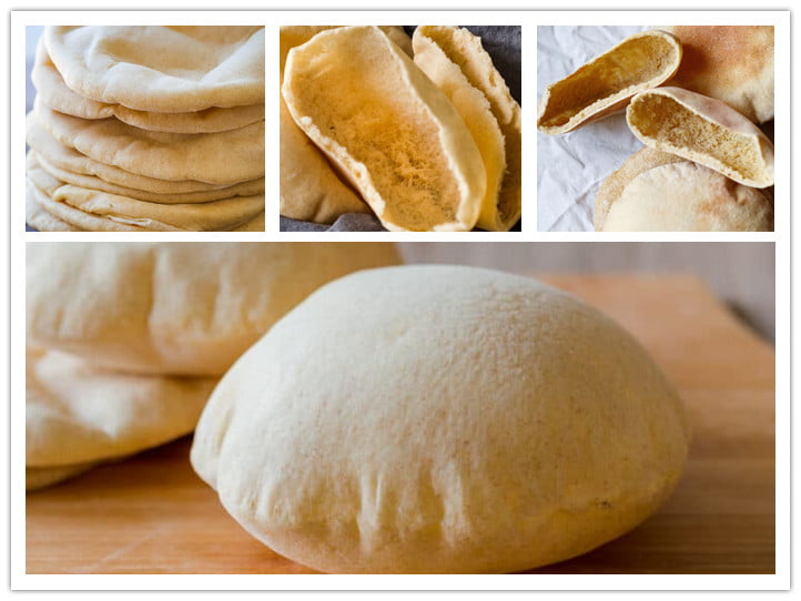 Pão pita pronto