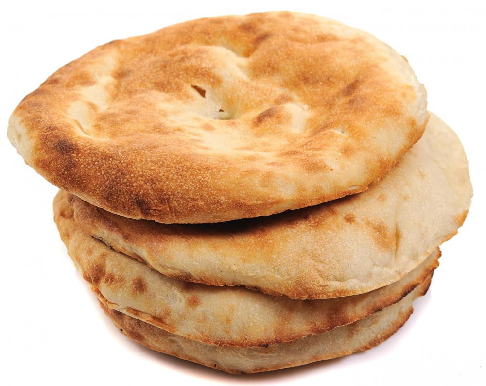 2 pães pita