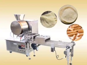 Spring roll wrapper making machine