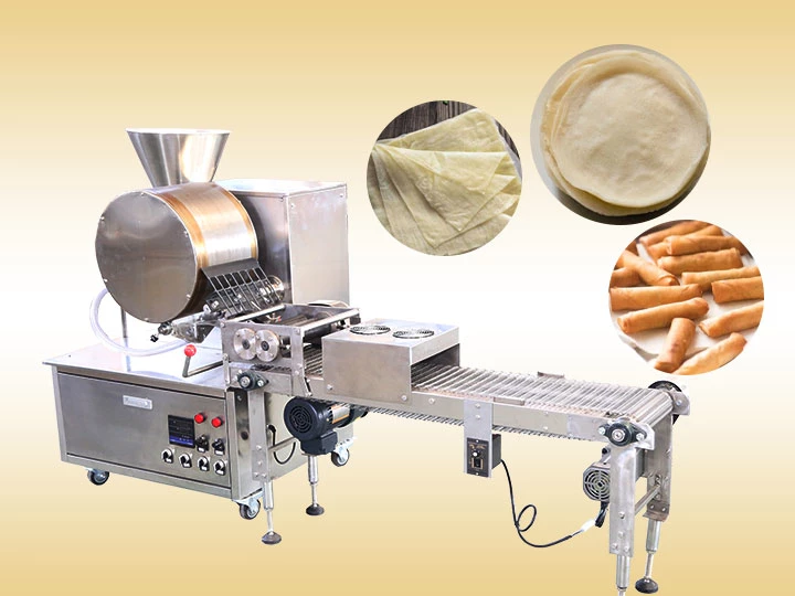 spring roll wrapper making machine