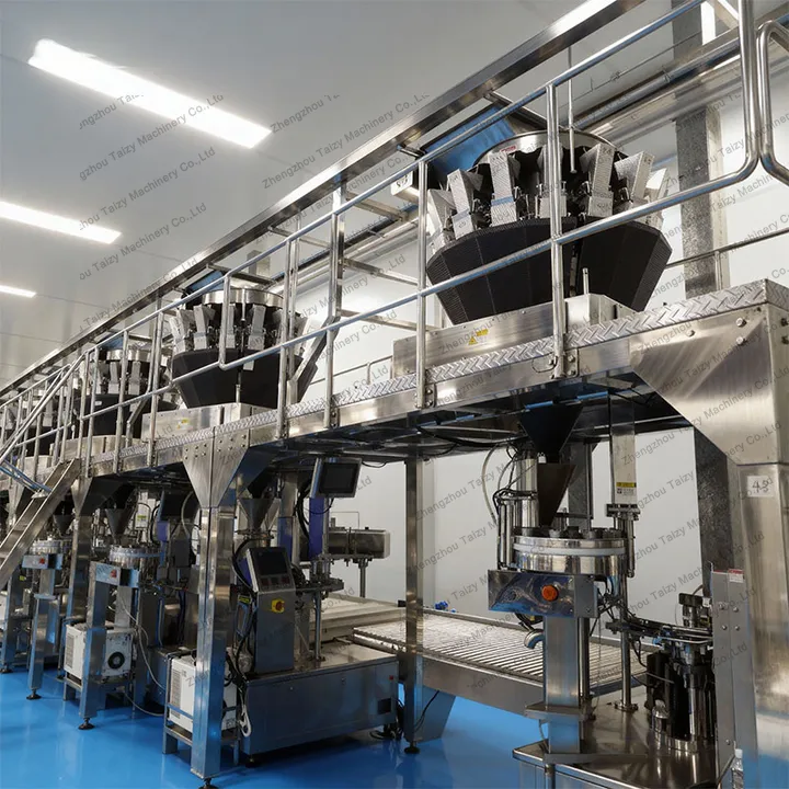 スパイシーストリップ用多ヘッドウィーガー包装機