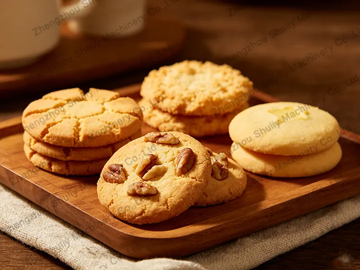 Final products of automatic biscuit maker