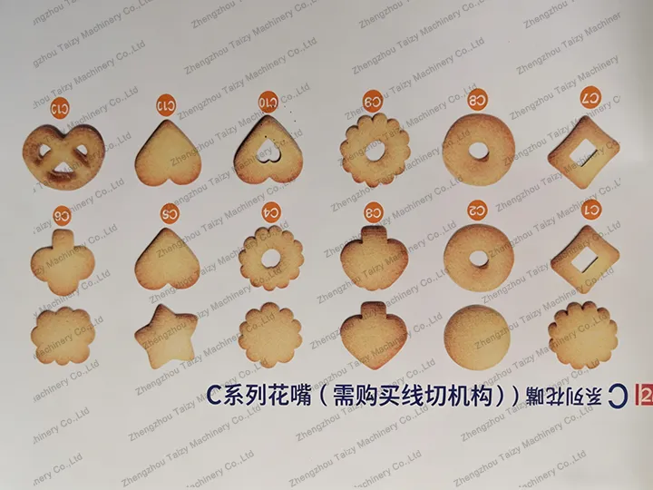 Commercial Cookie Machine 2 Various cookies with wire cutting