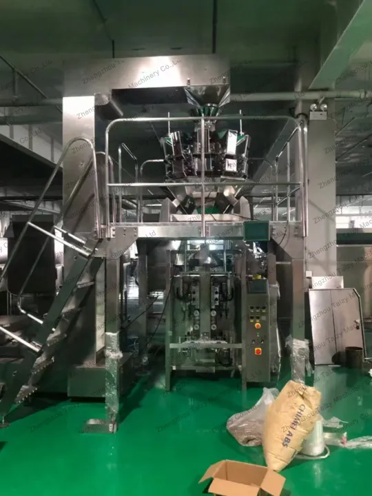 Panipuri Making Machine | Automatic Pani Puri Production Line For India 13 Automatic food packing machine