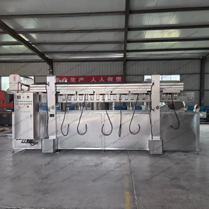 Panipuri Making Machine | Automatic Pani Puri Production Line For India 9 Continuous frying machine