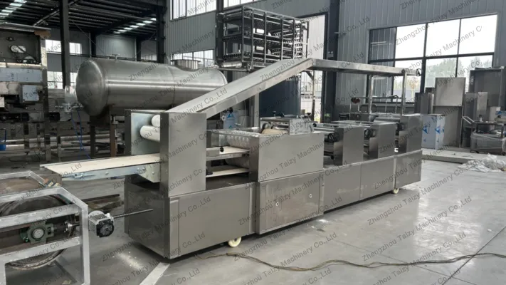 Panipuri Making Machine | Automatic Pani Puri Production Line For India 7 Panipuri forming machine