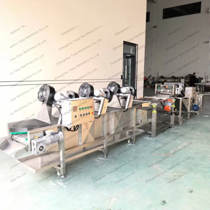 Panipuri Making Machine | Automatic Pani Puri Production Line For India 11 Turnover air drying machine